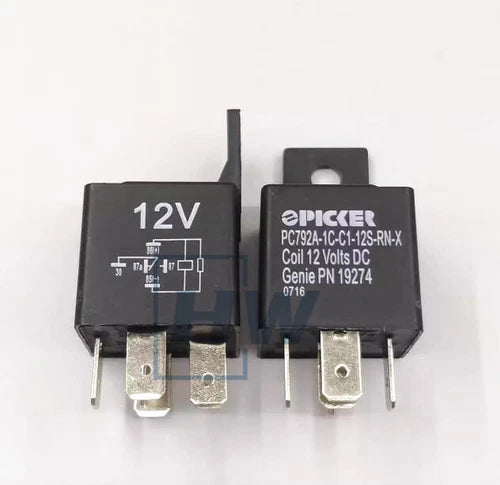 2pc 5-pin 12V Automobile Relay PC792A-1C-C1-12S-RN-X