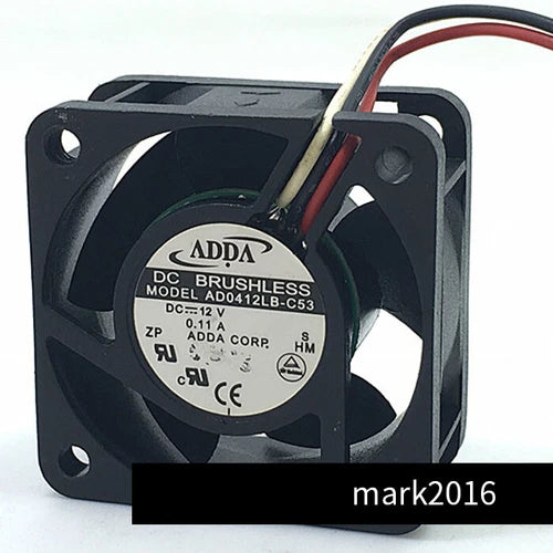 1PC 3 wire cooling fan AD0412LB-C53 12V 0.11A 4CM 4020