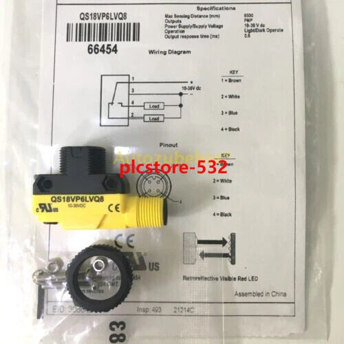 1PC Photoelectric Switch Sensor QS18VP6LVQ8