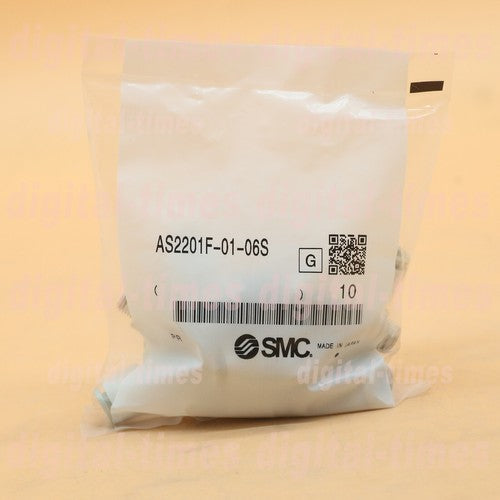 10PC SMC Throttle Valve AS2201F-01-06S Quality assurance