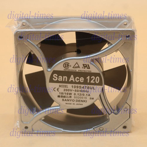 One For SANYO For SANYO 109S478UL 12CM Industrial AC Cooling Fan
