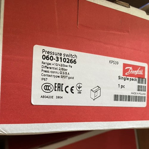 One Pressure switch For Danfoss KPS39 060-310266 Free Shipping