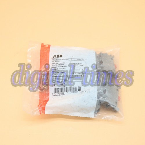 10PC ABB Modular contact block 1NC MCB-01 Free Shipping#LJ