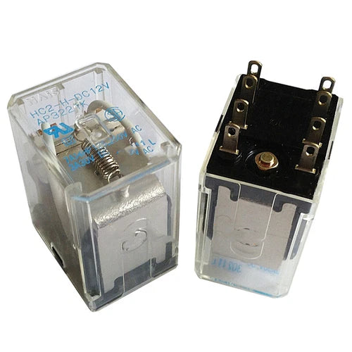 2Pcs Power Relay 8Pins HC2-H-DC12V AP3221K