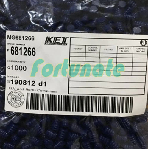 1000PC/bag FIT FOR Connector MG681266 waterproof plug