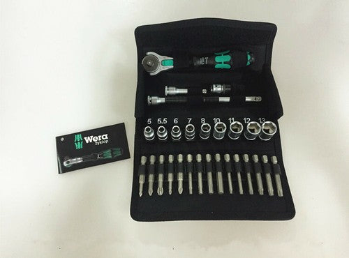1 pcs WERA 8100SA6 Zyklop Speed Ratchet Metric Set