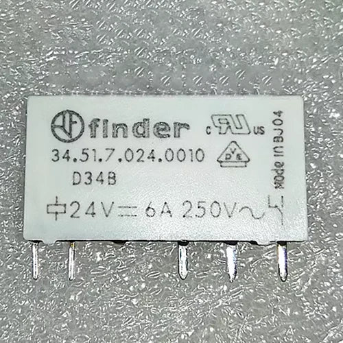 10PCS For Relay 24VDC 6A 34.51.24VDC 5Pins 34.51.7.024.0010