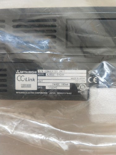 ONE Mitsubishi AJ65BT-64DAV Cc-Link D/A Converter Unit zp