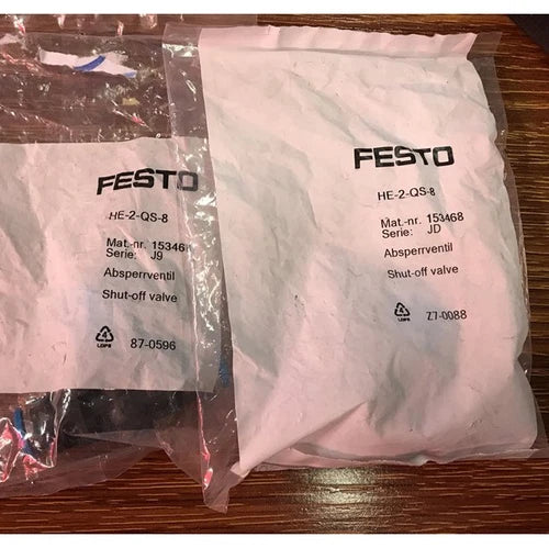 1PC Shut-off Valve 153468 HE-2-QS-8 HE2QS8