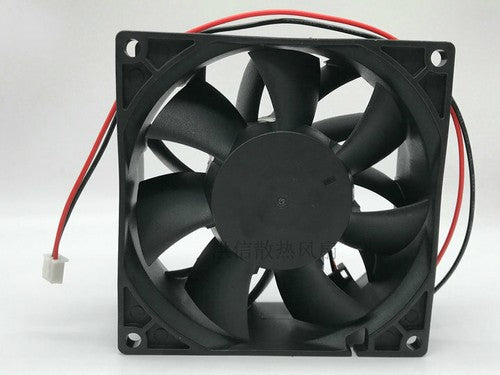 1 PCS RUNDA Fan RDH9238L24N42A DC24V 0.32A 9238 9CM 2 Pin cooling fan