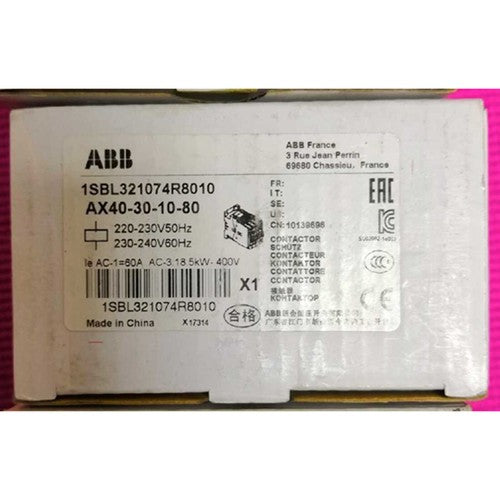 one ABB AX40-30-10-80 220-240V AC contactor Fast Shipping