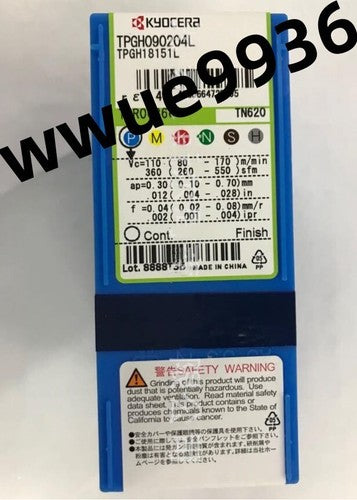 10Pcs/box Kyocera TPGH090204L TN620 TPGH18151L Turning Blade Carbide Inserts