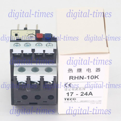 TECO 1PC/box RHN-10K 17-24A Thermal Overload Relay free shipping