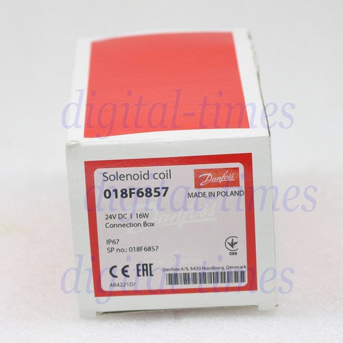 One For Danfoss 018F6857 Solenoid valve coil In Box Free Shipping