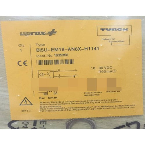 1PC Turck BI5U-EM18-AN6X-H1141 1635350 Inductive sensor#LJ