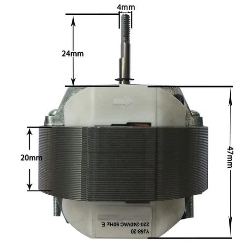 Ventilator Warmer Heater Fan AC Shaded Pole Motor CCW CW YJ58-12/16/20 220V 50Hz