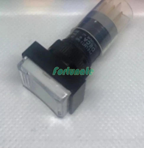 2PC FOR DECA push button switch P16LMT1-1AB white
