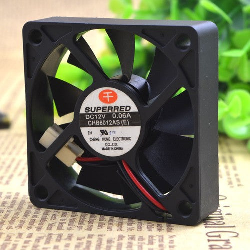 60mm Superred CHB6012AS(E) DC12V 0.06A / 2-pin Fan 6015