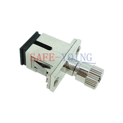 1X SMA Female-SC Female Hybrid Adapter Flange Coupling Optical Fiber Connector