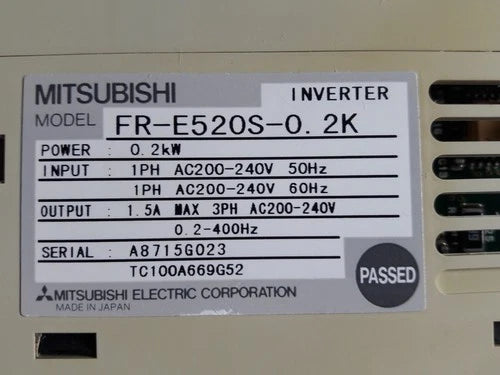 FR-E520S-0.2K MITSUBISHI FRE520S0.2K Inverter