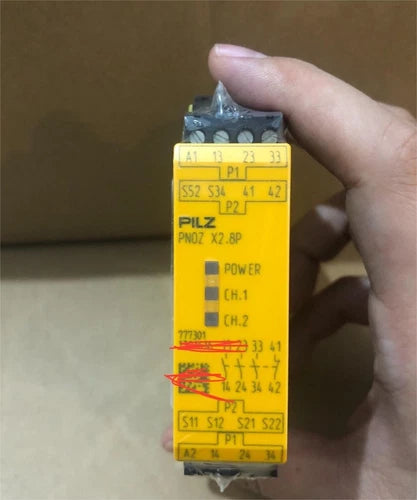 1PC PILZ 777301 PNOZ X2.8P 24VACDC 3n/o 1n/c Safety Relay #P