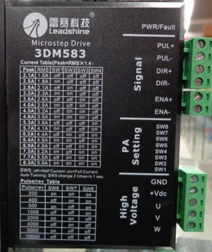 1PC DC20-50V / 8.3A 3DM583 3-phase microstepping driver