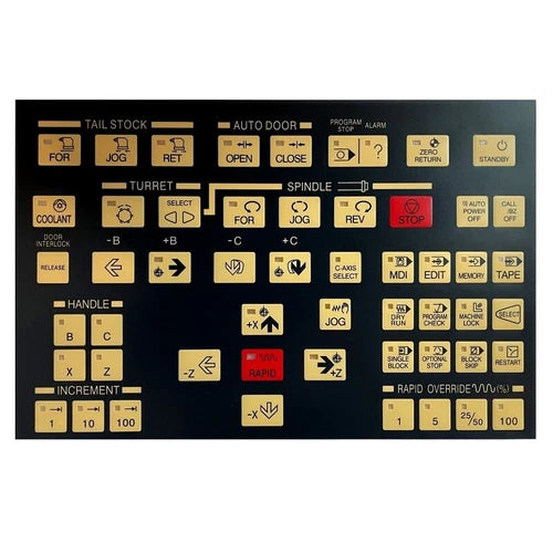 1x CNC Lathe Operating Keypad Film For Hyundai Kia Wia Kiaturn SKT SKT21 KIT450