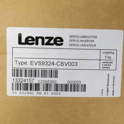EVS9324-CSV003 LENZE EVS9324CSV003 Servo Inverter