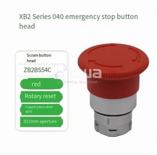 2PCS Emergency Stop Red Metal Operating Button Head ZB2BS54C ZB2-BS54C