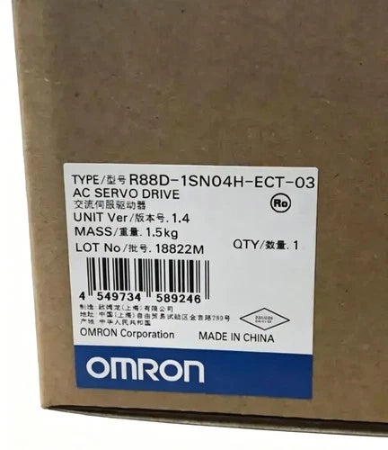 R88D-1SN04H-ECT-03 OMRON R88D1SN04HECT03 Servo Drive