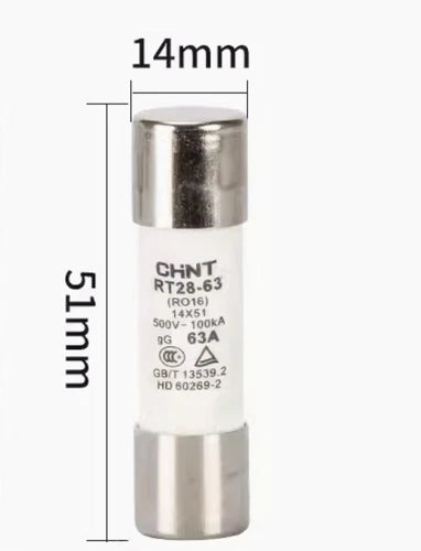 10 PCS 14*51mm 63A Fuse Core RT28-63