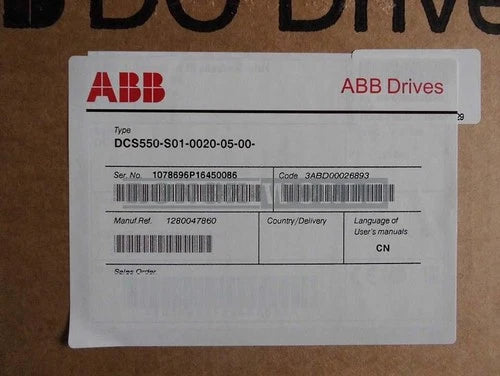 1 pcs ABB DC Speed Regulator DCS550-S01-0020-05-00-00