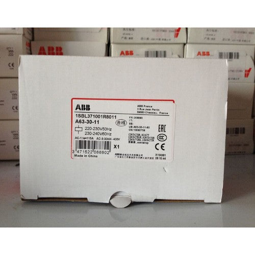 One Abb A63-30-11 Contactor A63-30-11 220VAC Free shipping