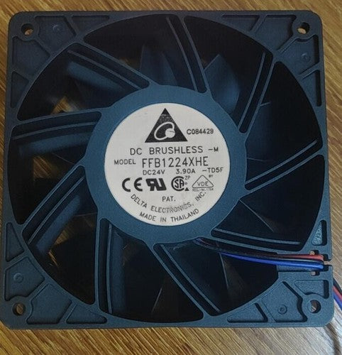 1 PCS Delta Fan FFB1224XHE DC24V 3.9A 12038 12CM supercharged cooling fan