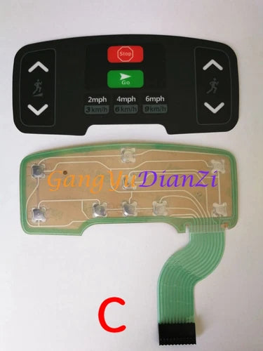 1pc treadmill button panel Keypad membrane switch 95TE/A 95T ast S3