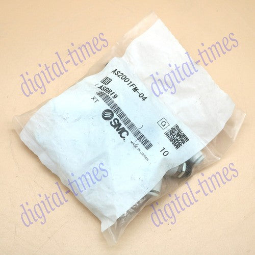 10PC SMC AS2001FM-04 Throttle Valves AS2001FM-04 Free shipping