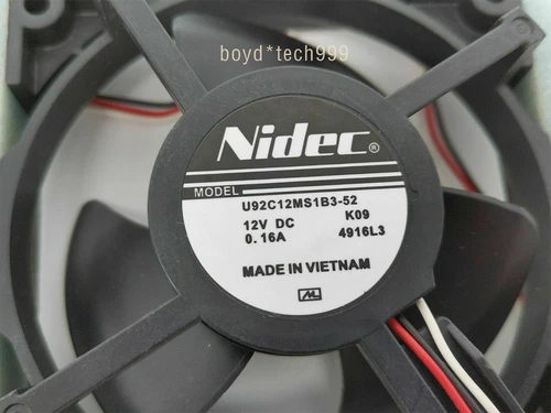 1PC For Fan DA81-06013A Refrigerator Fan U92C12MS1B3-52 12V 0.16A