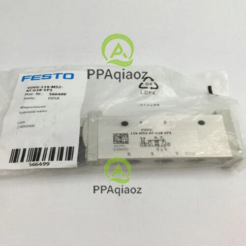 FESTO VUVG-L14-M52-AT-G18-1P3 566499 1PC Solenoid Valve Free Shipping