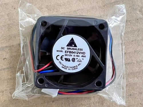 1X for 4020 12V 0.18A DC BRUSHLESS Fan 3 wire EFB0412VHD R00 40x40x20mm