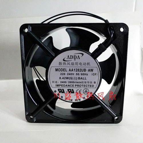 1 PCS ADDA Fan AA1282UB-AW AC 220-240V 2 Wire 120×120×38mm