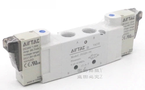 1PC 5V220-08 AC220V 110V DC12V 24V 5V22008 Solenoid Valves Air Valves