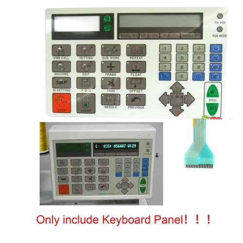 1PCS For T1201 embroidery machines Keyboard Panel Keypad Membrane Switch