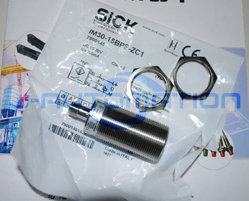1PC 3 Wire Cylindrical Threaded Inductive Proximity Sensors 15mm IM30-15BPS-ZC1