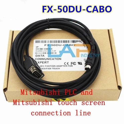 1PC For touch screen cable FX-50DU-CAB0 3/5/10/15m and FX series PLC