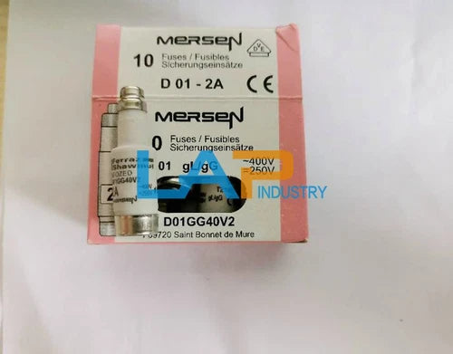 10PCS/BOX For D01GG40V2 400V 2A Fuse