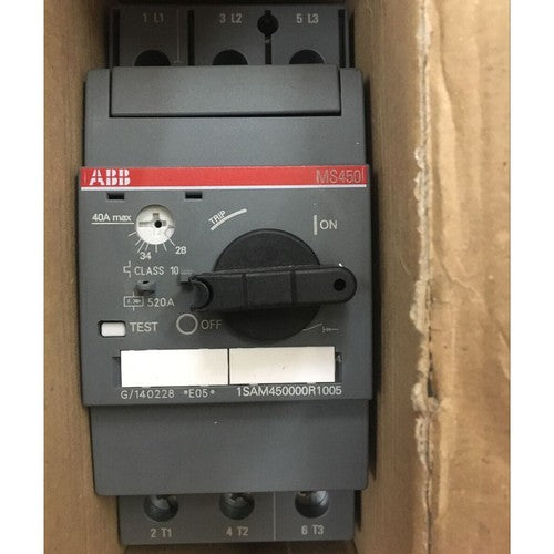 Abb MS450-40 Abb motor starters MS450-40 ONE Year Warranty