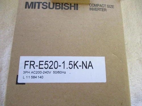 FR-E520-1.5K-NA Mitsubishi E500 Inverter 200/240V FR-E520-1.5K-NA