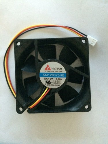 2pcs Y.S.TECH 8025 KM128025HB 12V 0.23A 3pin cooling fan