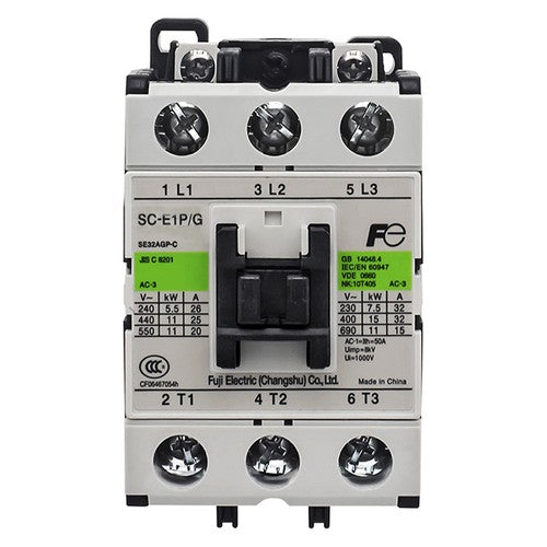 1PC FUJI SC-E1P/G Contactor DC 24V