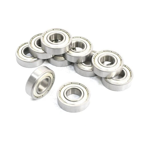 10PCS Metal Shields Deep Groove Radial Ball Bearings 6001ZZ 12 x 28 x 8mm
